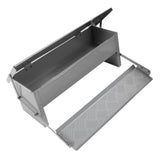 Automatic Chicken Feeder Steel Large Capacity Water Resistant Poultry Feeder Food Dispenser with Lid for Farm