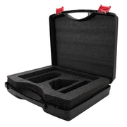 Water Resistant Satellite Hard Case for Adapter Cable Kickstand Power Supply Accessories Travel Handle Case for Outdoor Camping Car RV Boat Trips