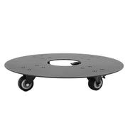 Rolling Plant Stand with Lockable Wheels Quiet Carbon Steel Water Resistant Weather Resistant Round Plant Dolly for Living Room Balcony Patio 30.5cm / 12in In Australia - Darrahopens
