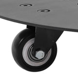 Rolling Plant Stand with Lockable Wheels Quiet Carbon Steel Water Resistant Weather Resistant Round Plant Dolly for Living Room Balcony Patio 30.5cm / 12in In Australia - Darrahopens