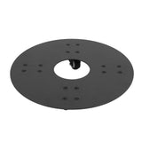 Rolling Plant Stand with Lockable Wheels Quiet Carbon Steel Water Resistant Weather Resistant Round Plant Dolly for Living Room Balcony Patio 30.5cm / 12in