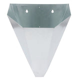 Chicken Cone Heavy Duty Galvanized Steel Poultry Restraining Cone Funnel Chicken Processing Equipment for Roasters Turkeys Up to 8 Pounds