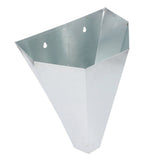 Chicken Cone Heavy Duty Galvanized Steel Poultry Restraining Cone Funnel Chicken Processing Equipment for Roasters Turkeys Up to 8 Pounds