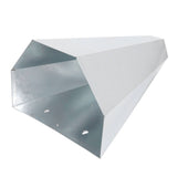 Chicken Cone Heavy Duty Galvanized Steel Poultry Restraining Cone Funnel Chicken Processing Equipment for Roasters Turkeys Up to 8 Pounds
