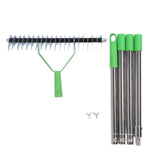 Thatch Rake Lawn Thatching Dethatcher Stainless Steel Metal Grass Grooming Yard Garden Soil Tool with Extension Rod In Australia - Darrahopens