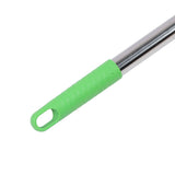 Thatch Rake Lawn Thatching Dethatcher Stainless Steel Metal Grass Grooming Yard Garden Soil Tool with Extension Rod