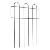 Decorative Garden Fence Iron Metal Wire Garden Fence Ground Stake Animal Barrier Fence for Outdoor Flower Bed Edging