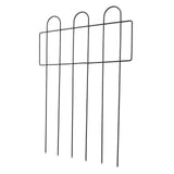 Decorative Garden Fence Iron Metal Wire Garden Fence Ground Stake Animal Barrier Fence for Outdoor Flower Bed Edging