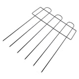 Decorative Garden Fence Iron Metal Wire Garden Fence Ground Stake Animal Barrier Fence for Outdoor Flower Bed Edging