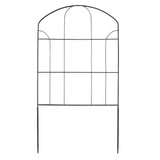 Decorative Garden Fence Arched Fence Border Iron Metal Wire Fence Panel Dog Rabbits Ground Stakes Fence for Flower Bed Edging In Australia - Darrahopens