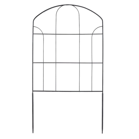 Decorative Garden Fence Arched Fence Border Iron Metal Wire Fence Panel Dog Rabbits Ground Stakes Fence for Flower Bed Edging In Australia - Darrahopens