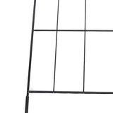 Decorative Garden Fence Arched Fence Border Iron Metal Wire Fence Panel Dog Rabbits Ground Stakes Fence for Flower Bed Edging