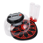 12 Eggs Incubator ABS PET Poultry Hatching Machine with Automatic Egg Turning Candling Watering Temperature Control for Chickens Goose Duck US Plug 110V