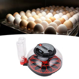 12 Eggs Incubator ABS PET Poultry Hatching Machine with Automatic Egg Turning Candling Watering Temperature Control for Chickens Goose Duck US Plug 110V