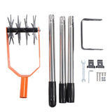 Garden Cultivator Tool Stainless Steel Lawn Reseeding Garden Tool Adjustable Handle Garden Soil Loosener with Weeding Blade for Soil Mixing 3 Sections In Australia - Darrahopens