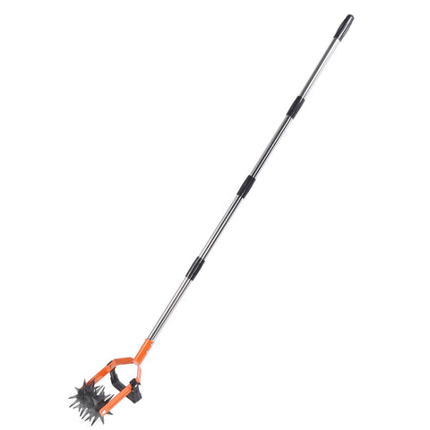 Garden Cultivator Tool Stainless Steel Lawn Reseeding Garden Tool Adjustable Handle Garden Soil Loosener with Weeding Blade for Soil Mixing 4 Sections In Australia - Darrahopens