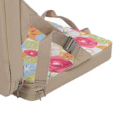Folding Stadium Seat for Bleacher Oxford Cloth Portable Stadium Chair Cushion with Back Support for Outdoor Camping Sports Events Concerts Flower In Australia - Darrahopens