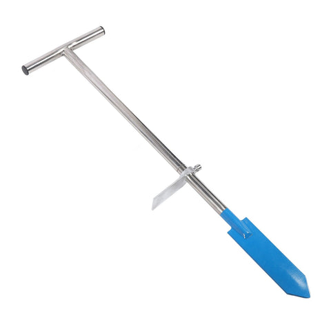 Dibble Bar Planting Tool Detachable Stainless Steel T Handle Tree Planting Bar for Garden