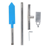 Dibble Bar Planting Tool Detachable Stainless Steel T Handle Tree Planting Bar for Garden