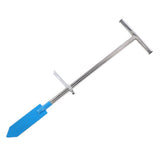 Dibble Bar Planting Tool Detachable Stainless Steel T Handle Tree Planting Bar for Garden