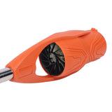 Cordless Electric Leaf Blower ABS Battery Powered Foldable Handheld Leaf Blower with 1500mAh Battery and Charger for Lawn Patio Orange US Plug In Australia - Darrahopens