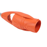 Cordless Electric Leaf Blower ABS Battery Powered Foldable Handheld Leaf Blower with 1500mAh Battery and Charger for Lawn Patio Orange EU Plug