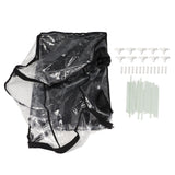 Still Air Box Kit Mushroom Planting Bag Tent Water Proof Insulation Mycology Growth Fume Hood with Transparent Window