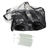 Still Air Box Kit Mushroom Planting Bag Tent Water Proof Insulation Mycology Growth Fume Hood with Transparent Window