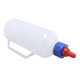 Lamb Feeding Bottle with Soother and Handle Calf Nursing Bottle Milk Feeder for Kid Livestock 1L Capacity