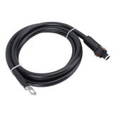 4 AWG Power Cable External Negative Battery Box Cord Straight Plug and SC25-8 Terminal for Car Boat Motorcycle Tractor 2m / 6.6ft