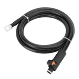4 AWG Power Cable External Negative Battery Box Cord Straight Plug and SC25-8 Terminal for Car Boat Motorcycle Tractor 2m / 6.6ft
