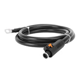 4 AWG Power Cable External Negative Battery Box Cord Straight Plug and SC25-8 Terminal for Car Boat Motorcycle Tractor 2m / 6.6ft