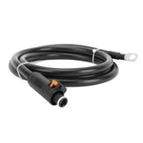4 AWG Power Cable External Negative Battery Box Cord Straight Plug and SC25-8 Terminal for Car Boat Motorcycle Tractor 2m / 6.6ft