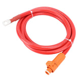 4AWG Power Cable Soft Red Straight Plug and SC25 8 Terminal Power Cord for Ships Motorcycles Cars Tractors 2m / 6.56ft