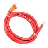 4AWG Power Cable Soft Red Straight Plug and SC25 8 Terminal Power Cord for Ships Motorcycles Cars Tractors 2m / 6.56ft