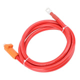 4AWG Power Cable Soft Red Straight Plug and SC25 8 Terminal Power Cord for Ships Motorcycles Cars Tractors 2m / 6.56ft