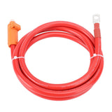 4AWG Power Cable Soft Red Straight Plug and SC25 8 Terminal Power Cord for Ships Motorcycles Cars Tractors 2m / 6.56ft