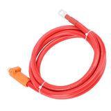 4AWG Power Cable Soft Red Straight Plug and SC25 8 Terminal Power Cord for Ships Motorcycles Cars Tractors 2m / 6.56ft