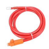 4AWG Power Cable Soft Red Straight Plug and SC25 8 Terminal Power Cord for Ships Motorcycles Cars Tractors 2m / 6.56ft