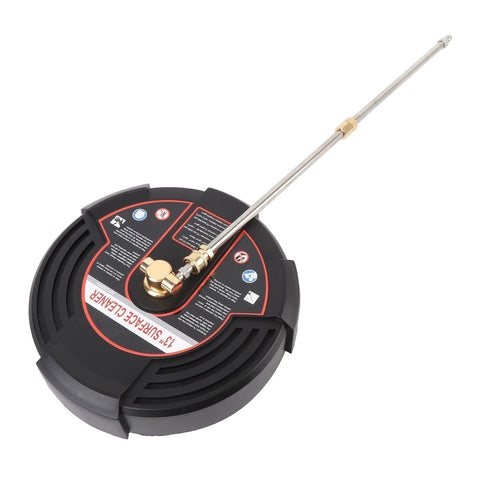 13 Inch Pressure Washer Surface Cleaner 2500PSI Stainless Steel Surface Cleaner Power Washer Attachment with 1/4 Inch Interface 2 Extension Wands In Australia - Darrahopens