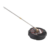 13 Inch Pressure Washer Surface Cleaner 2500PSI Stainless Steel Surface Cleaner Power Washer Attachment with 1/4 Inch Interface 2 Extension Wands