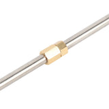 13 Inch Pressure Washer Surface Cleaner 2500PSI Stainless Steel Surface Cleaner Power Washer Attachment with 1/4 Inch Interface 2 Extension Wands