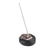 13 Inch Pressure Washer Surface Cleaner 2500PSI Stainless Steel Surface Cleaner Power Washer Attachment with 1/4 Inch Interface 2 Extension Wands