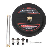 15.8 Inch Surface Cleaner with Wheels 3600PSI 1/4 Inch Quick Plug Stainless Steel Pressure Washer Surface Cleaner for Driveway Terrace Garden