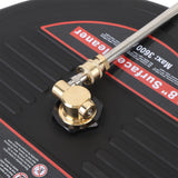 15.8 Inch Surface Cleaner with Wheels 3600PSI 1/4 Inch Quick Plug Stainless Steel Pressure Washer Surface Cleaner for Driveway Terrace Garden In Australia - Darrahopens