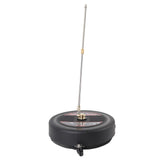 15.8 Inch Surface Cleaner with Wheels 3600PSI 1/4 Inch Quick Plug Stainless Steel Pressure Washer Surface Cleaner for Driveway Terrace Garden