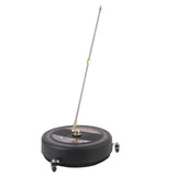 15.8 Inch Surface Cleaner with Wheels 3600PSI 1/4 Inch Quick Plug Stainless Steel Pressure Washer Surface Cleaner for Driveway Terrace Garden