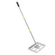 Lawn Leveling Rake Stainless Steel Adjustable Handle Lawn Leveler Tool for Landscape Backyard Garden Golf Course Farm