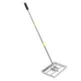Lawn Leveling Rake Stainless Steel Adjustable Handle Lawn Leveler Tool for Landscape Backyard Garden Golf Course Farm