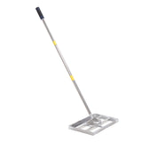 Lawn Leveling Rake Stainless Steel Adjustable Handle Lawn Leveler Tool for Landscape Backyard Garden Golf Course Farm